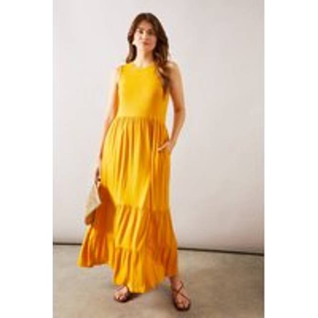 Wallis mustard maxi dress womens daywear dresses