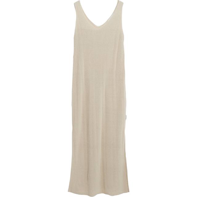 Women's long dress ARMEDANGELS Cindaa Lino - Beige