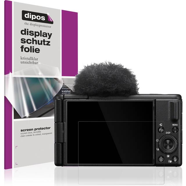 4x screen protector for sony zv-1 ii protection crystal clear dipos