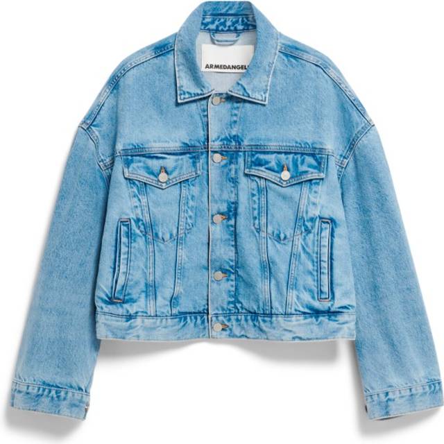 ARMEDANGELS Women's Paasithe Fritidsjacka Dam Storlek XL Färg blå