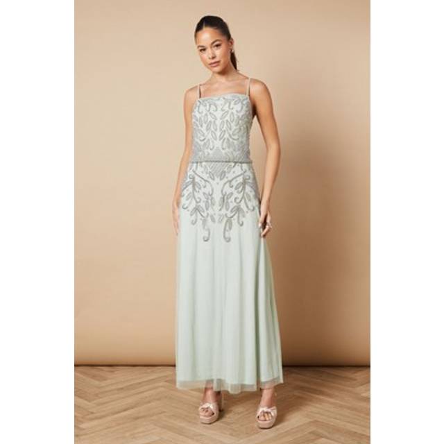 Oasis sage maxi dress womens occasion dresses