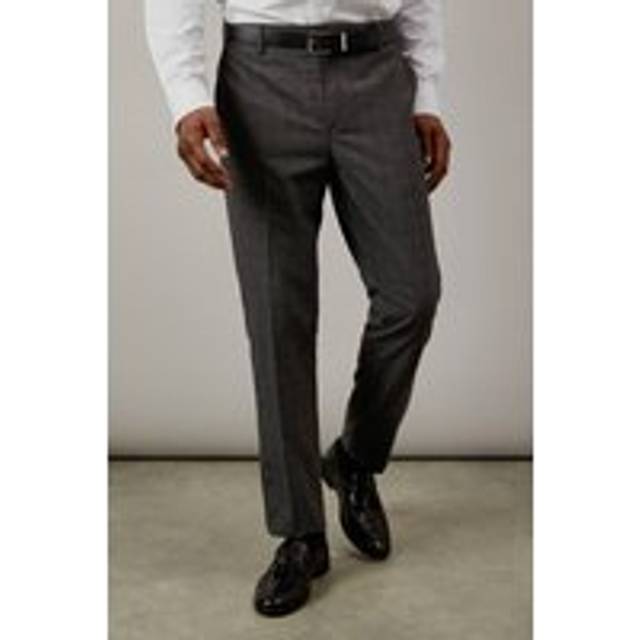 Burton charcoal trousers mens smart trousers