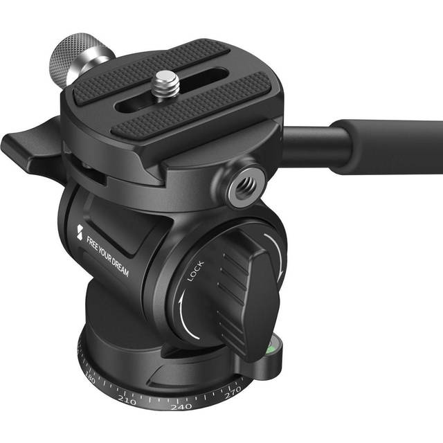 SmallRig CH3 Video Head, Tripod Fluid Head Pan Tilt Head with Quick Release Plate for Arca Swiss for - 4936