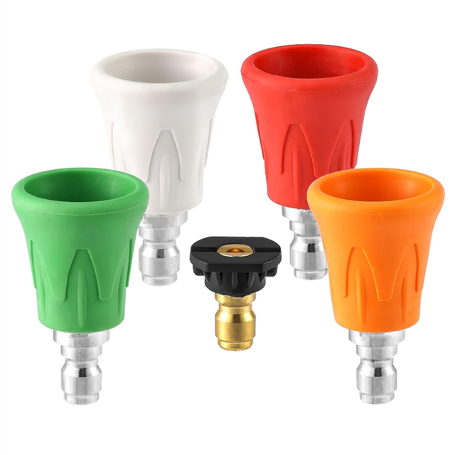 Pressure Washer Nozzle Guard,High Power Tips,5Pcs Washing Holder with 1/4in Quick Connect