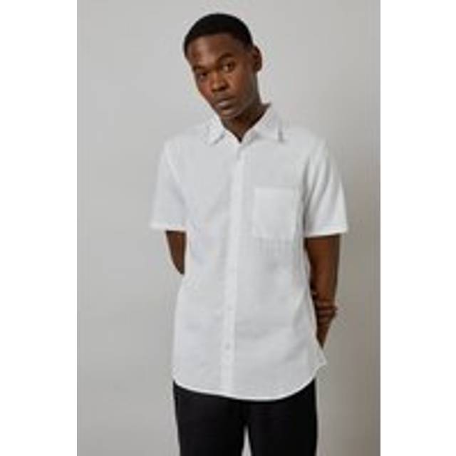 Burton white shirt mens casual shirts