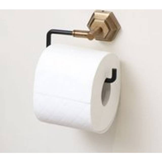 Brass Gold and Black Toilet Roll Holder Material: New Products