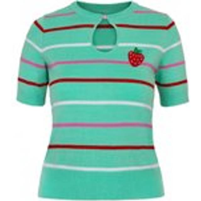 Womens Berry Cute Top - Green - 5XL