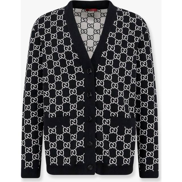 Womens GG Knit Cardigan jumper Wo - Black - XS