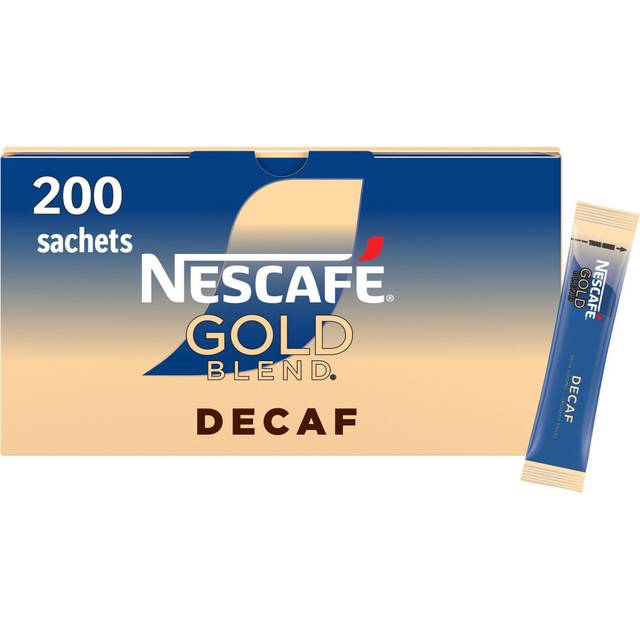 NESCAF? Gold Blend Decaf Instant Coffee Sachets - 200 x 1.8 g Sticks