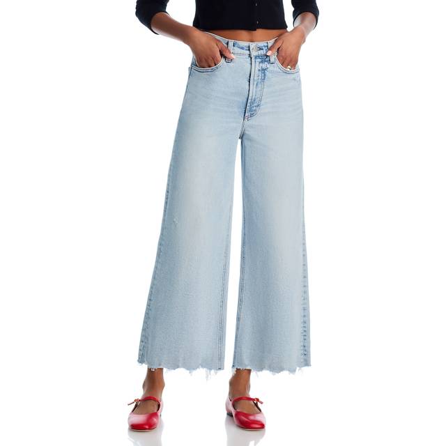 Lana Crop High Rise Ultra Wide Leg Jean - Sun-Kissed Vintage - SUN-KISSED VINTAGE / 26