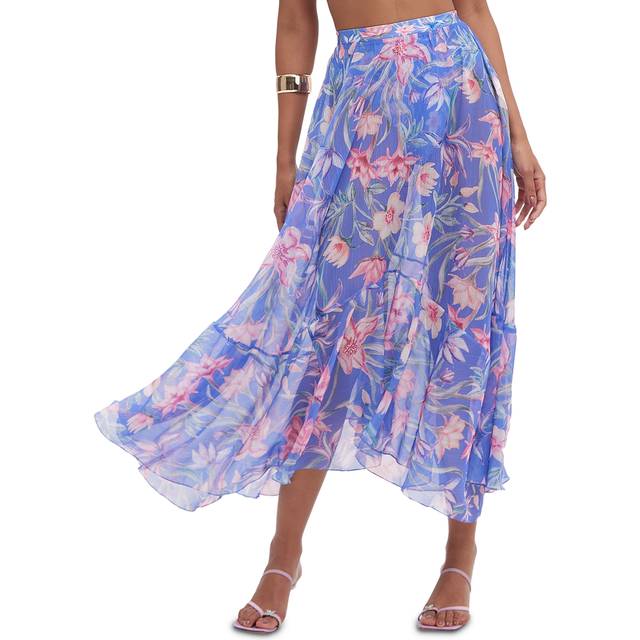Amaryllis Maxi Skirt - BLUE - X-Small