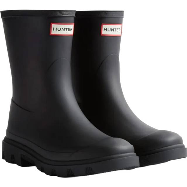 Hunter Mens Downpour Short Wellington Boots