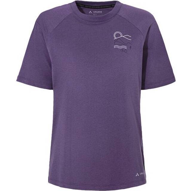 Vaude Women's Cyclist Casual Shirt T-shirt Dam Storlek 36 Färg lila