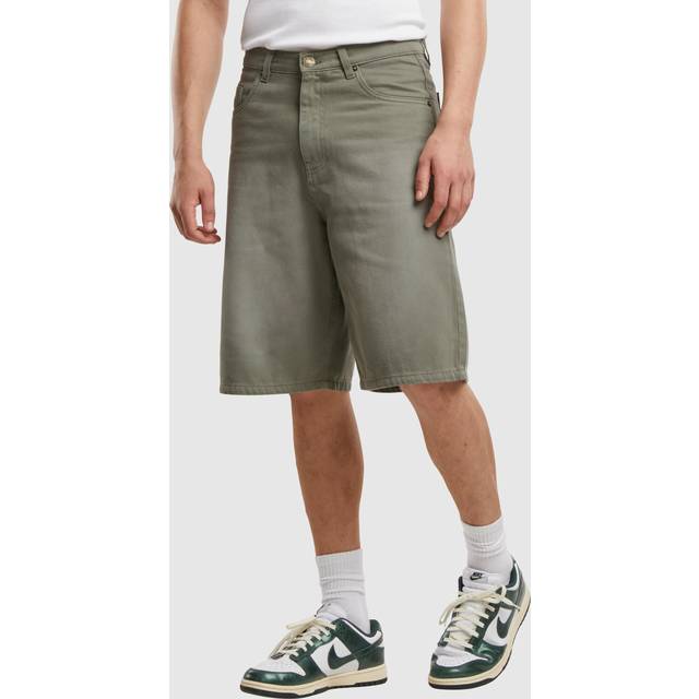 90-tals jeansshorts med oversize passform (38 paleolive)