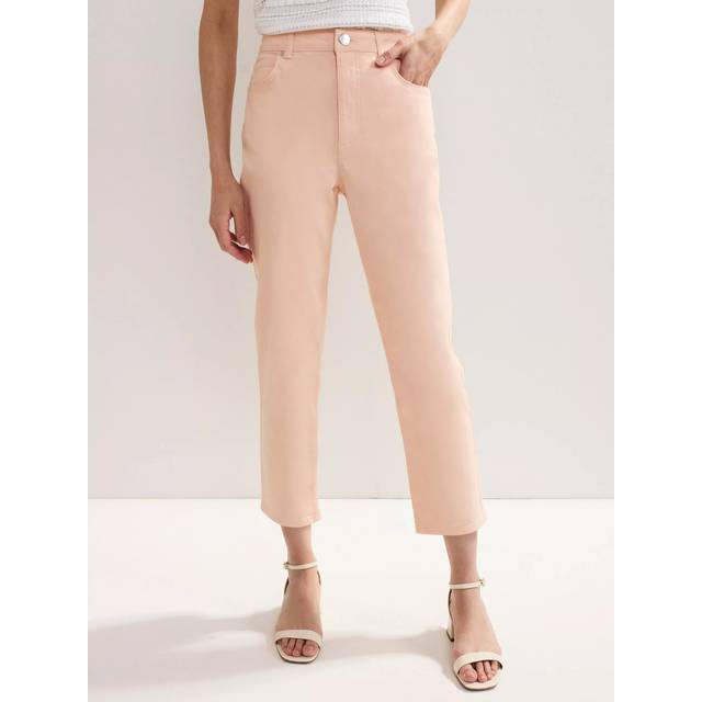 Phase Eight Lindsey Tapered Jeans, Pale Pink