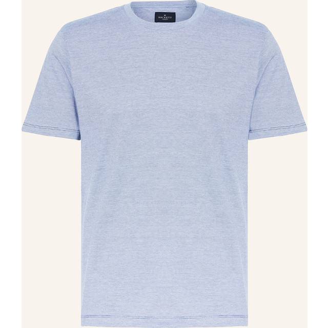 Hackett London Cotton Classic Fit Short Sleeve T-Shirt, Dark Denim Blue