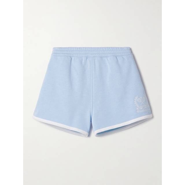 Polo Ralph Lauren Wimbledon 2025 Crest Fleece Shorts, Light/Blue