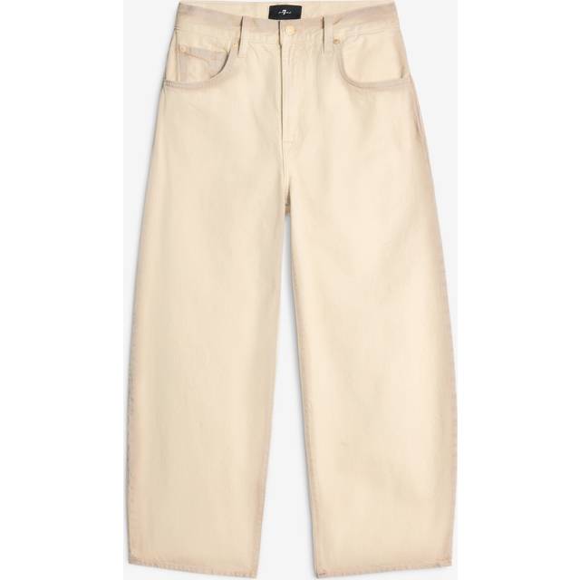 7 For All Mankind Bonnie Curvilinear Jeans, Sand Beach