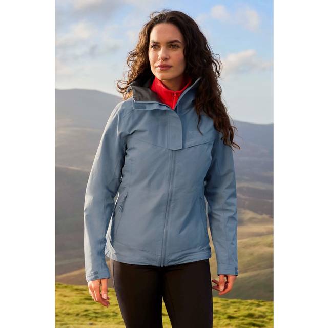 Mountain Warehouse Womens/Ladies Arlberg 2.5 Layer Waterproof Jacket 12 UK blue