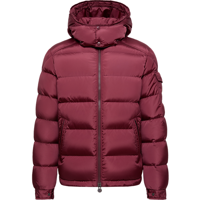 MONCLER COLLECTION Maya Matte Short Down Jacket, Men, Red, Size: 1