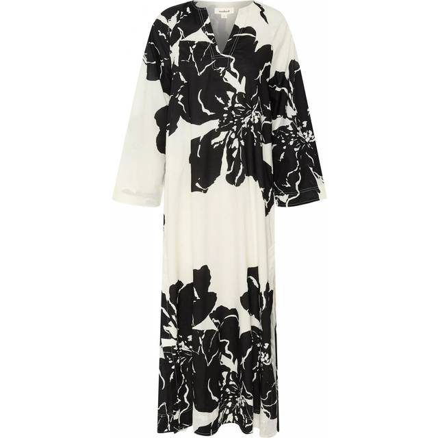 Soaked in Luxury Sljoanne Kaftan Dress Dam Maxiklänningar Stl. S - Från Magasin - Whisper White Mega Flower (S)