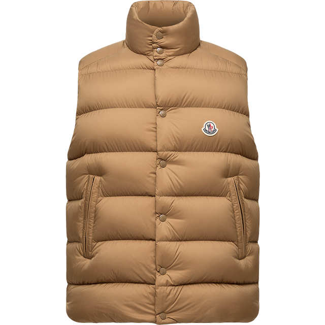 MONCLER COLLECTION Tibb Down Gilet, Men, Beige, Size: 2