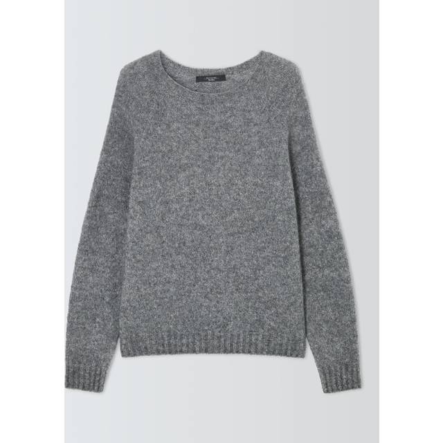 Weekend Max Mara, Stickade tröjor & koftor, Dam, L, Kashmir, Grå Helgtröja Chic Stil