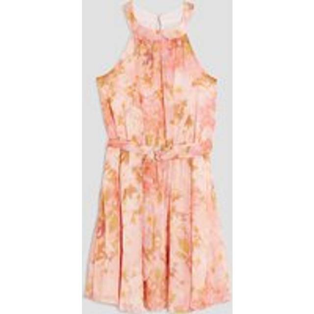 River Island Girls Pink Halter Neck Floral Dress - 13-14 Yrs