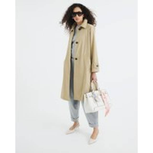 River Island Womens Beige Single Breasted Trench Coat - 16
