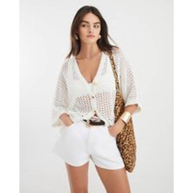 River Island Womens White Crochet Cardigan - XS