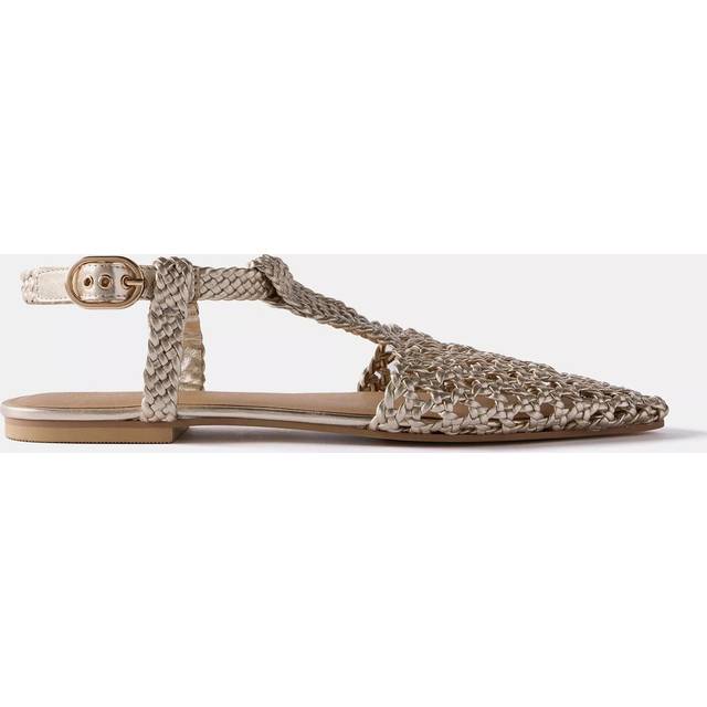 Mint Velvet Woven Flat Shoes