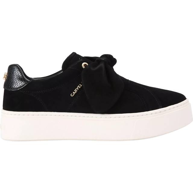 Carvela Chiara Bow Suede Trainers
