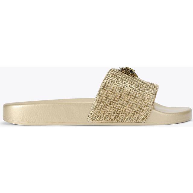 Kurt Geiger London Meena Eagle Slider Sandals, Gold