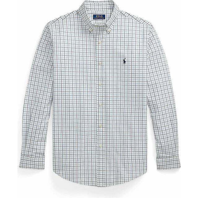 Polo Ralph Lauren Cotton Blend Regular Fit Check Shirt, Nevis Blue Multi
