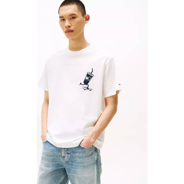 Tommy Jeans Cotton  Fit Short Sleeve Skate Graphic T-Shirt