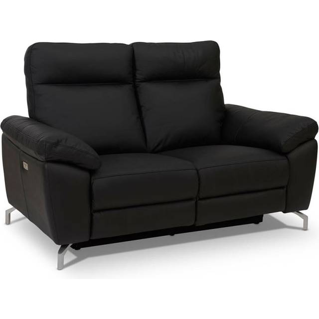 FurnHouse Selesta Black Sofa 162cm 2 personers