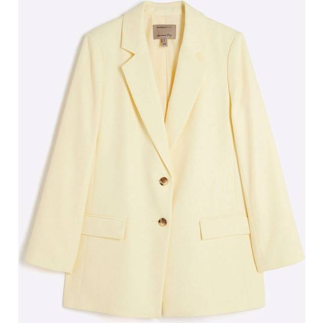 River Island Womens Yellow Pocketed Mini Dress - 14