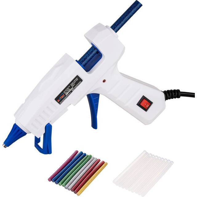 Katsu Glue Gun 7mm With 20pcs Coloured Glue Stick