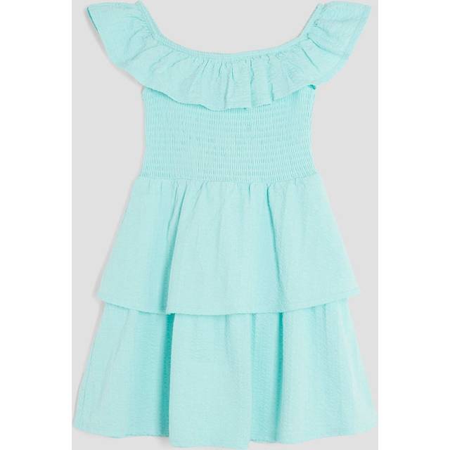 River Island Girls Tblue Bardot Rara Dress - Blue - 9-10 Yrs
