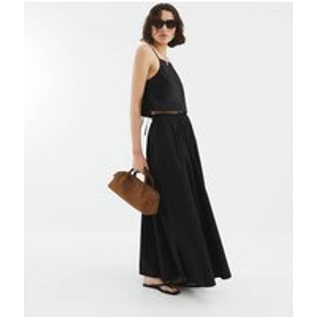 River Island Womens Black Sleeveless Poplin Cami Top - M