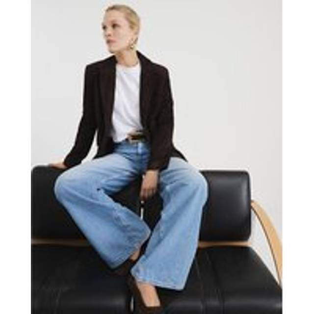 River Island Womens Brown Premium Suede Blazer - 8