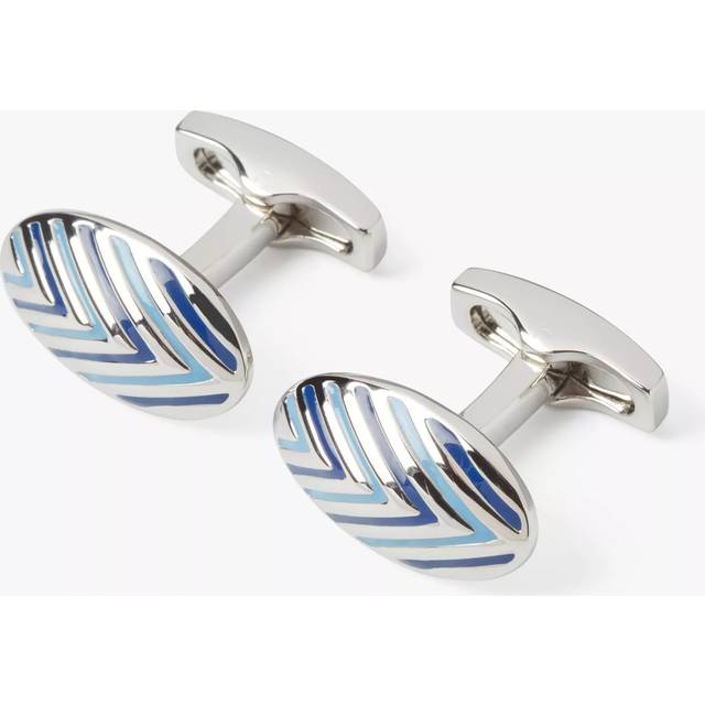 Simon Carter Deco Arrow Cufflinks, Blue
