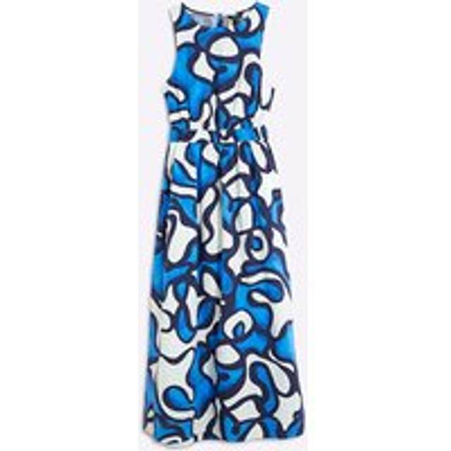 River Island Womens Petite Blue Sleeveless Cut Out Midi Dress - 4