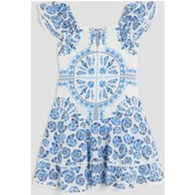 River Island Girls Blue Aztec Shell Dress - 5 Yrs