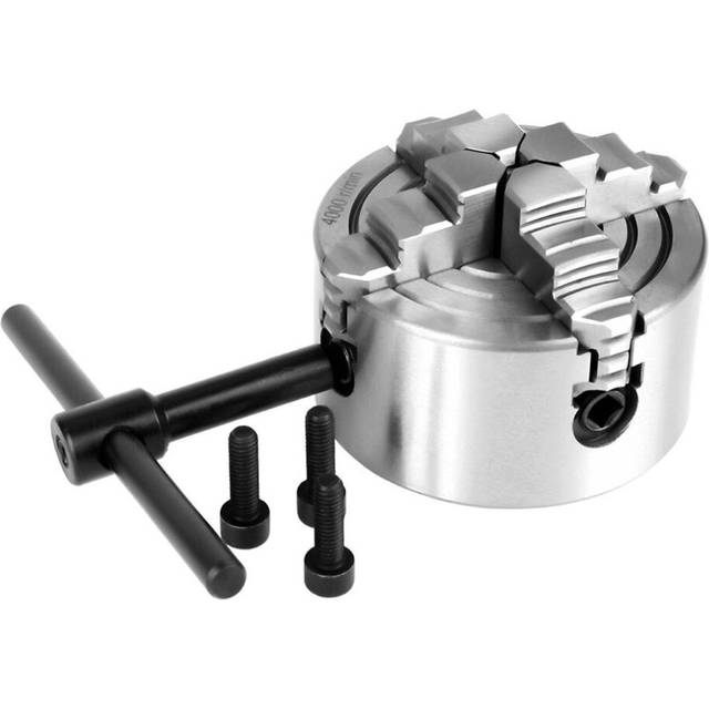 3inch K72-80 4-Jaw Independent &amp; Reversible Jaw Metal Lathe Chuck Turning Machine Accessories