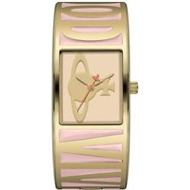 Vivienne Westwood VV325LPKGD Belvoir Women's Quartz Bracelet Watch, Pink/Gold