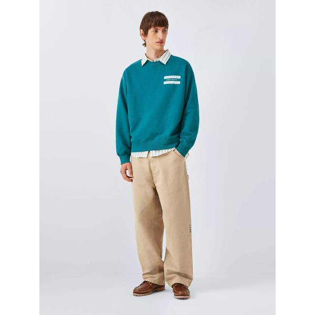 Carhartt WIP Single Knee Graphic Pants, Dusty H Brown