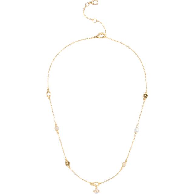 Coach Faux Pearl Strand Necklace, Gold