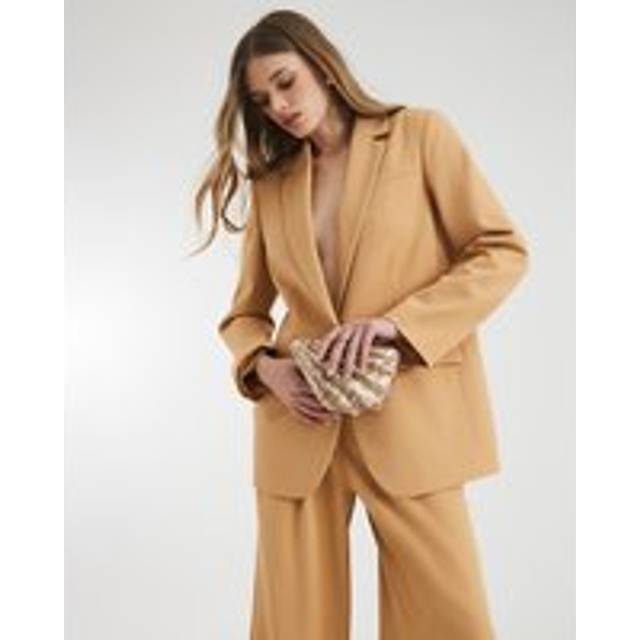 River Island Womens Brown Oversized Relaxed Blazer - 8
