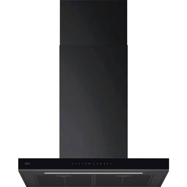 AEG GB87D71CB 8000 Series AuroraTech® 70cm Chimney Cooker Hood - Black